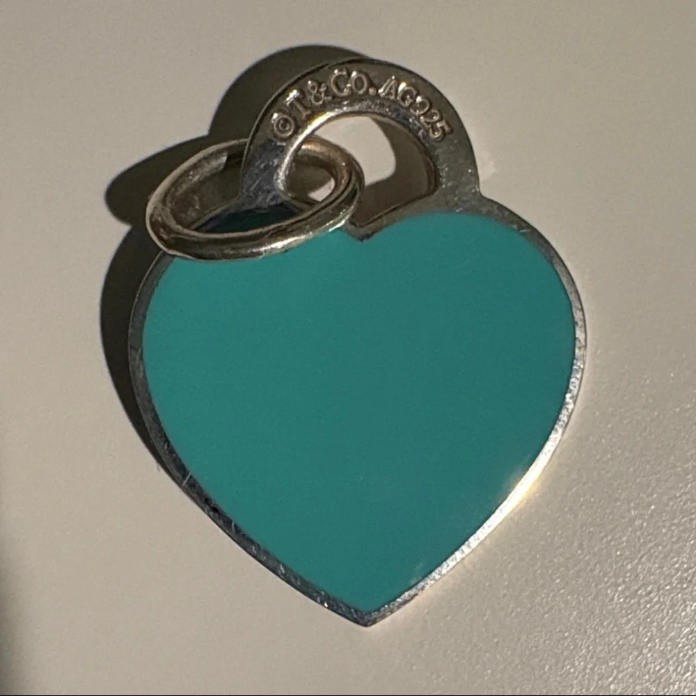Tiffany & Co. Return to Tiffany Heart Tag Pendant Blue Enamel - Picture 2 of 12